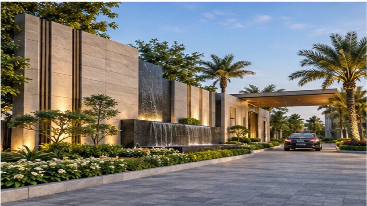Medallion Aero Park Luxury Gated Entrance